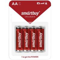 Батарейка Smartbuy LR6/4B AA алкалиновая SBBA-2A04B 4шт/уп