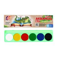 Краски акв.  6 цв. ЛУЧ "ZOO" б/к карт.уп. 19С 1246-08