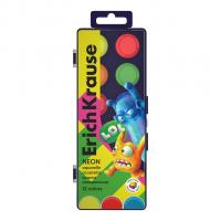 Краски акв. 12 цв. ErichKrause Jolly Friends Neon 61371