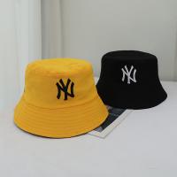 Панама двухсторонняя NY, чёрно-желтая