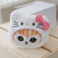 Монетница-кошелек Storiz. Котик в шапочке Кт, белый 