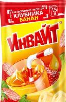 Растворимый напиток ИНВАЙТ клубника-банан 12 гр