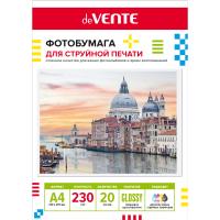 Фотобумага deVENTE А4 230гр, 20л, глянец 2042404