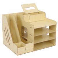Органайзер для канц.  принадлежностей "deVENTE. Mega" настольный, 37x28,1x27 см, 4102318 береза