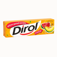 Жевательная резинка Dirol Арбузно-дынный коктейль, в подуш. 13,6 г
