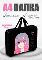 Сумка детская текстильная А4 КОКОС. Happy Anime ПШ-11/230662 для тетрадей и рисунков