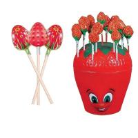 Карамель леденцовая КЛУБНИЧКА STRAWBERRY в банке клубничке 14гр