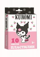 Пластилин 10 цв. Kuromi, инструменты для лепки 71958