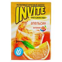 Растворимый напиток INVITE  Апельсин, пакетик 9 г