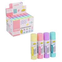 Клей-карандаш  8 г deVENTE Pastel, быстросохнущий, PVP ассорти 4042059