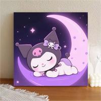 Картина по номерам Kuromi на луне