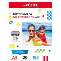 Фотобумага deVENTE А4 180гр, 20л, матовая 2042904