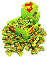 Жевательная резинка Love is Яблоко-лимон, 4,2 гр (в блоке 100 шт)