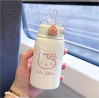 Термокружка 400 мл Hello Kitty белая