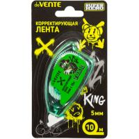 Корректир. лента 5 мм*10м deVENTE SuperHero, корп. зеленый 4062335