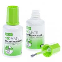 Жидкость коррект. Hatber 20мл X-Mate CР_071178 с кисточкой, на химической основе