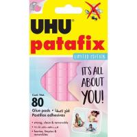 Клейкие подушечки удаляемые UHU PATAFIX 80 шт, розовые 34445