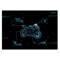 Клеенка для труда КОКОС Sport bike 35*50 ПВХ, 260578