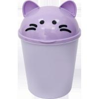Контейнер настольный deVENTE. Ghost Meow 17*11,5*8 см 4104570 сиреневый, пластик