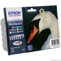 Картридж Epson Stylus R270/RX590/T50 (O) T08174A/C13T11174A10, C,M,Y,BK,LM,LC (комплект)