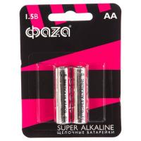 Батарейка ФАZА алкаиновая 2шт/уп LR6 AA 1.5V 