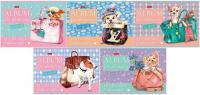 Альбом для рис. 40 л. А4  Хатбер -Fashion Dogs- ассорти 40А4В, на скобе