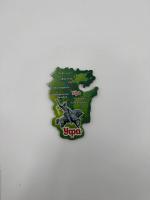 Сувенир магнит Карта Башкортостана, дерево