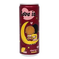 Газированный напиток LOVE IS Вишня и Лимон 330 мл ЧЕСТНЫЙ ЗНАК ВВВ