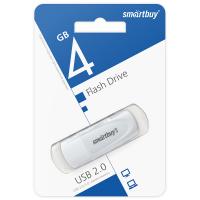Флэш-драйв 4ГБ Smartbuy Scout USB 2.0 белый (SB004GB2SCW)