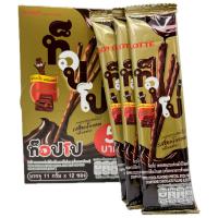 Бисквитные палочки Thai Lotte ТОППО с начинкой какао 11гр