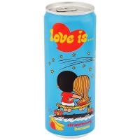 Газированный напиток LOVE IS Клубника и Банан 330 мл ЧЕСТНЫЙ ЗНАК ВВВ