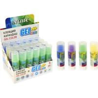 Клей-карандаш  9 гр deVENTE. Color Gel, гелевый цветной полупрозрачный, PVP, ассорти 4042055