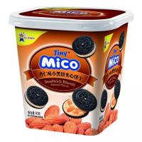 Печенье Tiny Mico Sandwich Biscuit Almond с миндальным вкусом, 80 гр