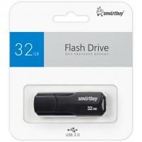 Флэш-драйв 32ГБ Smartbuy CLUE Black USB 2.0 SB32GBCLU-K