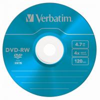 Компакт-диск DVD-RW 4.7Гб 4х Verbatim