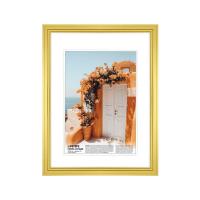 Фоторамка МДФ 21*30 deVENTE 9027612 золотая, небьющееся стекло
