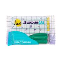 Пластилин Лео ШколаСад клас.груп. 2LMC-50 50 г. цв зеленый