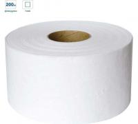 Туалетная бумага 200м 1-слойная OfficeClean Professional(T2) в рулонах, белый