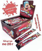 Конфеты жев. пластинки ЭЛЕКТРОШОК кола 20гр 