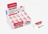 Ластик deVENTE белый 39*21*10мм 4070700 в инд. упаковке