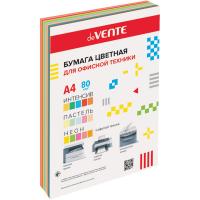 Бумага цветная А4 60л deVENTE MIX ассорти 15 цветов (5 интесивн., 5 пастель. и 5 неон. цветов) 2072424