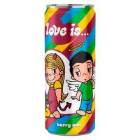 Газированный напиток LOVE IS Ягодный Микс 330 мл ЧЕСТНЫЙ ЗНАК ВВВ