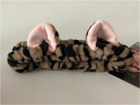 Повязка на голову Кошачьи ушки, леопард