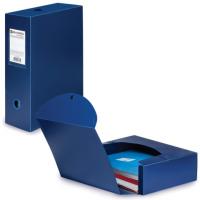 Короб архивный пластик на кнопке 100мм 900 л. BRAUBERG Energy 235375, синий
