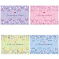Альбом для рис. 32 л. А4 Хатбер -Wonderful Flowers- ассорти 32А4тВ на скобе