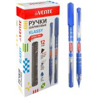 Ручка шариковая deVENTE  Klassy 5073526  п/прозрачный корпус , масл.основа, синяя