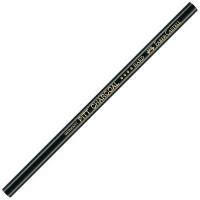 Карандаш угольный Faber Castell Pitt, черный 117411 твердый