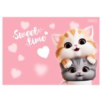 Клеенка для труда КОКОС Cute cats 50*70 ПВХ, 251018