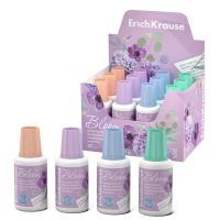 Жидкость коррект. ErichKrause Pastel Bloom 20мл 61927 ассорти, с кисточкой