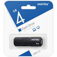 Флэш-драйв 4ГБ Smartbuy CLUE Black USB 2.0 черный SB4GBCLU-K
